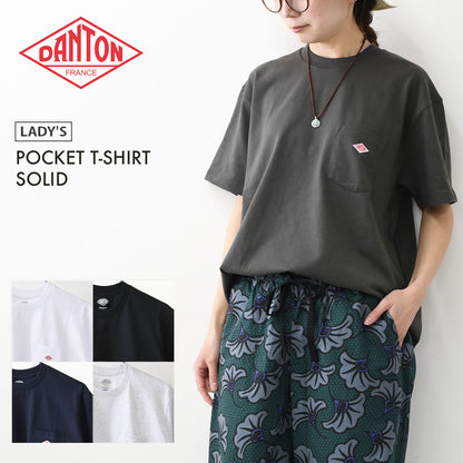DANTON [ダントン] W POCKET T-SHIRT SOLID [DT-C0197TCB-S] ポケットTシャツソリッド [2026SS]