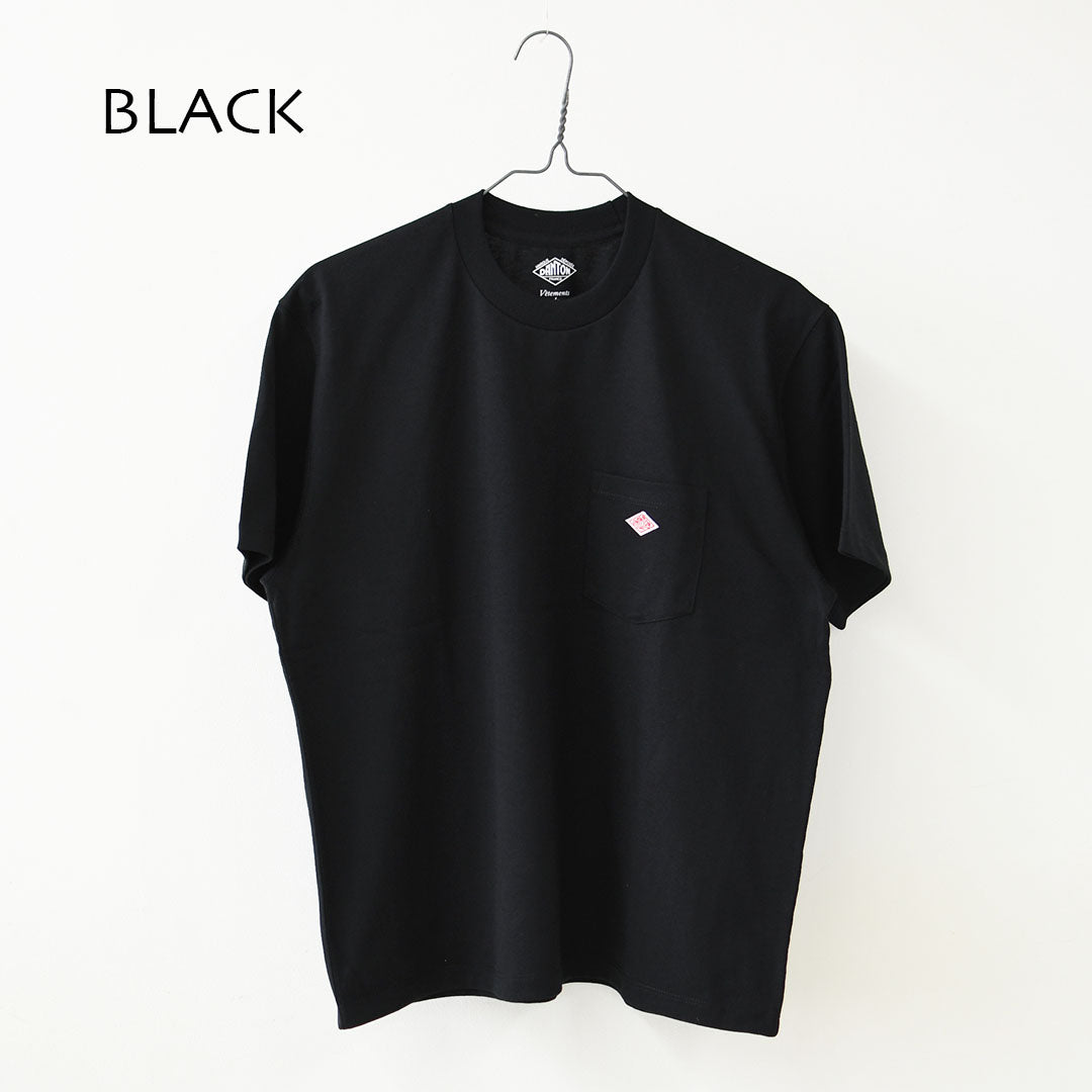 DANTON [ダントン] W POCKET T-SHIRT SOLID [DT-C0197TCB-S] ポケットTシャツソリッド [2026SS]