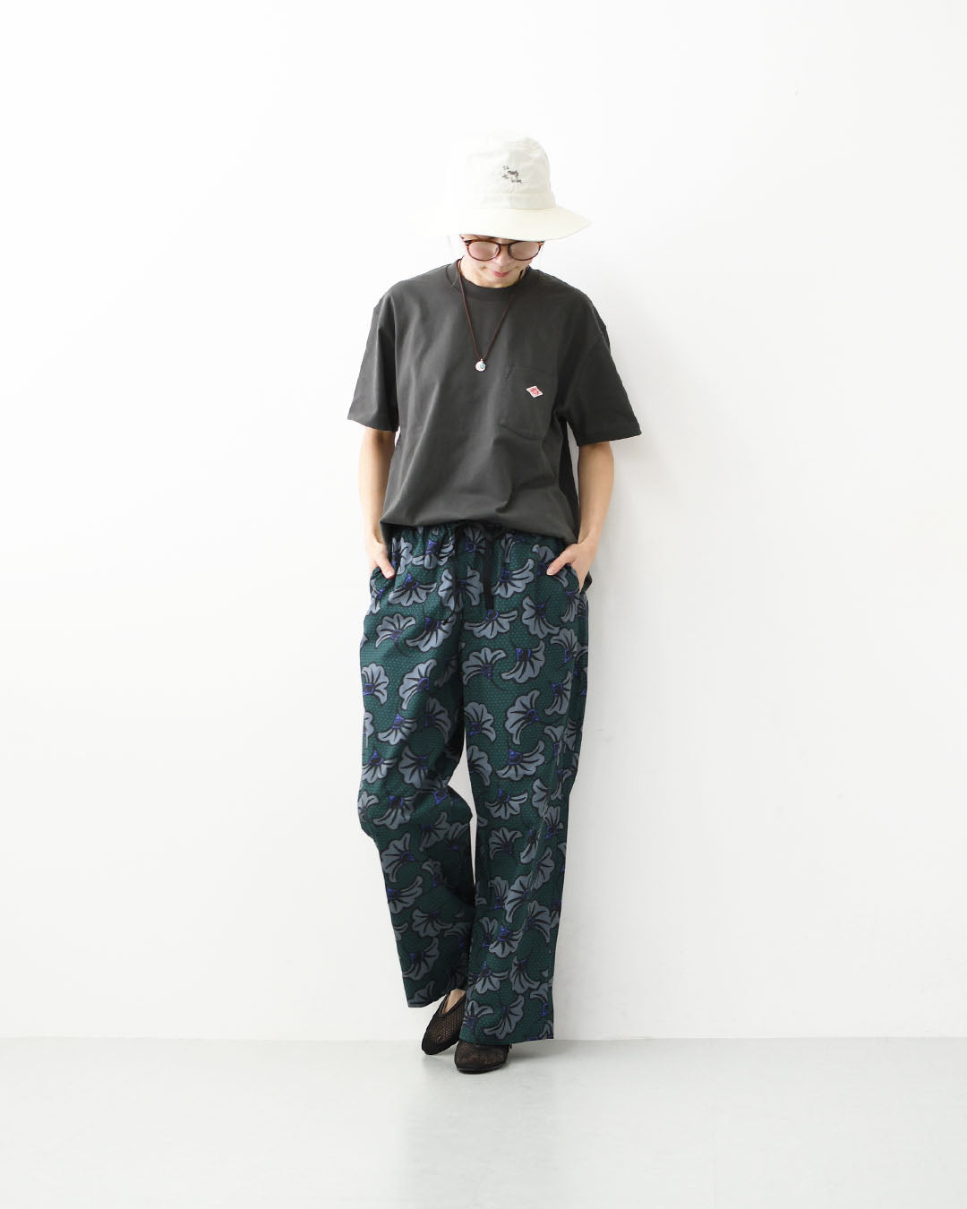 DANTON [ダントン] W POCKET T-SHIRT SOLID [DT-C0197TCB-S] ポケットTシャツソリッド [2026SS]