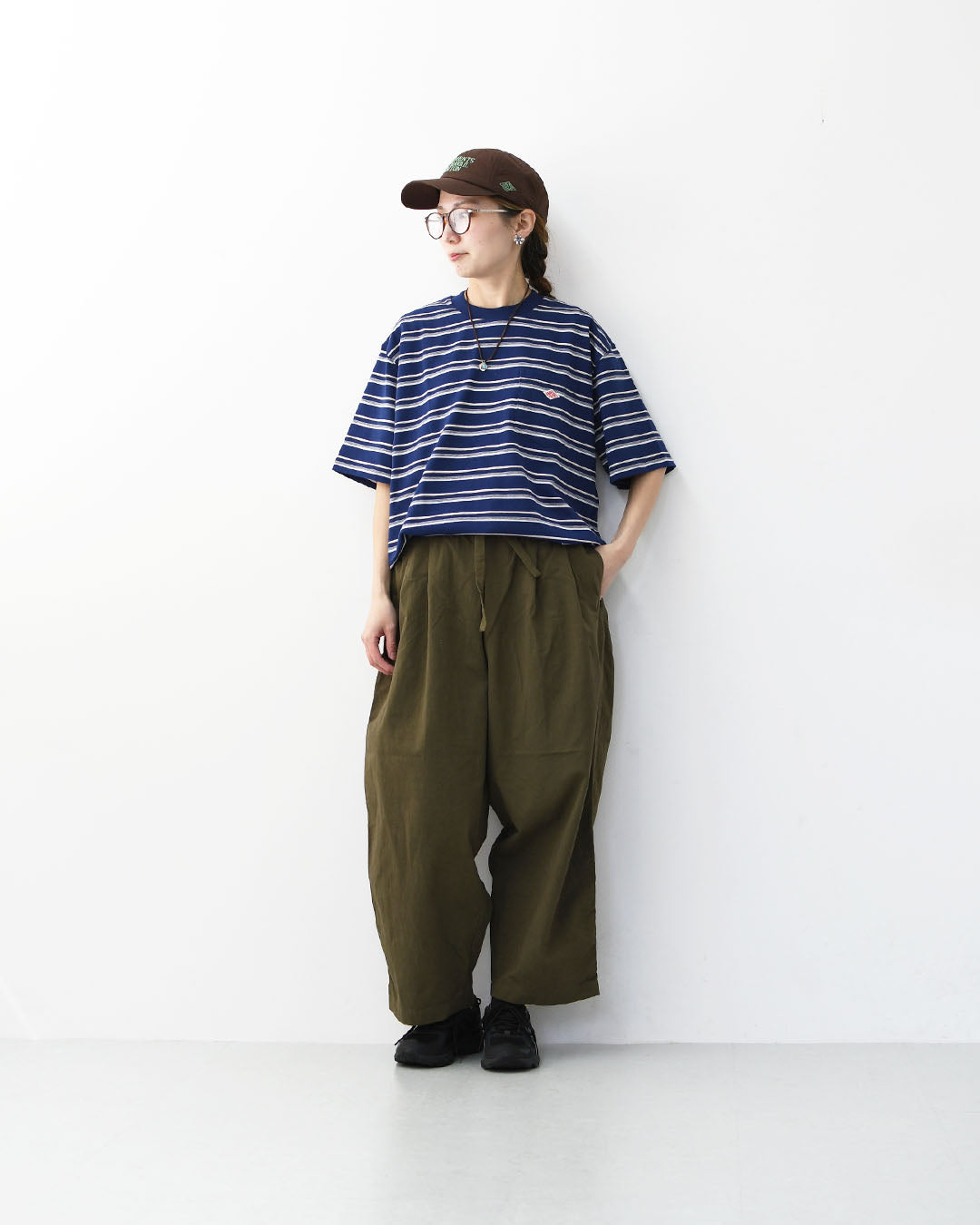 DANTON [ダントン] M SHORT SLEEVE POCKET T-SHIRT STRIPE [DT-C0198TCB-B] ショートスリーブポケットTシャツ ストライプ・MEN'S [2026SS]