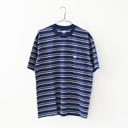 DANTON [ダントン] M SHORT SLEEVE POCKET T-SHIRT STRIPE [DT-C0198TCB-B] ショートスリーブポケットTシャツ ストライプ・MEN'S [2026SS]