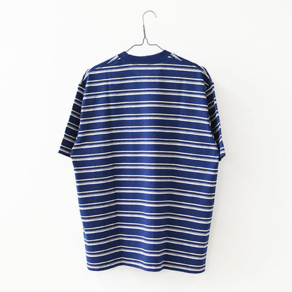 DANTON [ダントン] M SHORT SLEEVE POCKET T-SHIRT STRIPE [DT-C0198TCB-B] ショートスリーブポケットTシャツ ストライプ・MEN'S [2026SS]
