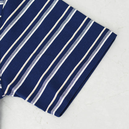 DANTON [ダントン] M SHORT SLEEVE POCKET T-SHIRT STRIPE [DT-C0198TCB-B] ショートスリーブポケットTシャツ ストライプ・MEN'S [2026SS]