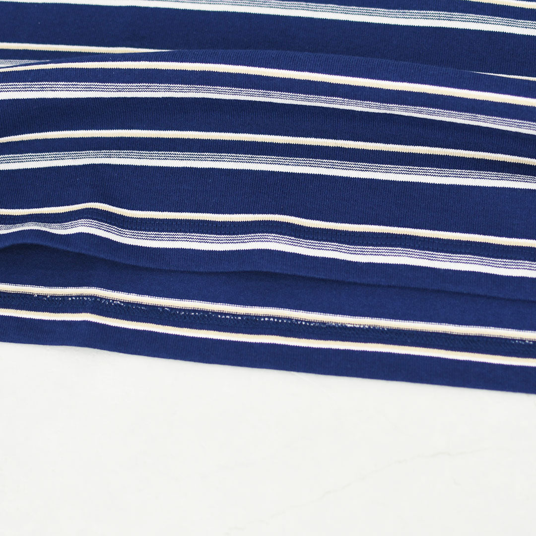 DANTON [ダントン] M SHORT SLEEVE POCKET T-SHIRT STRIPE [DT-C0198TCB-B] ショートスリーブポケットTシャツ ストライプ・MEN'S [2026SS]