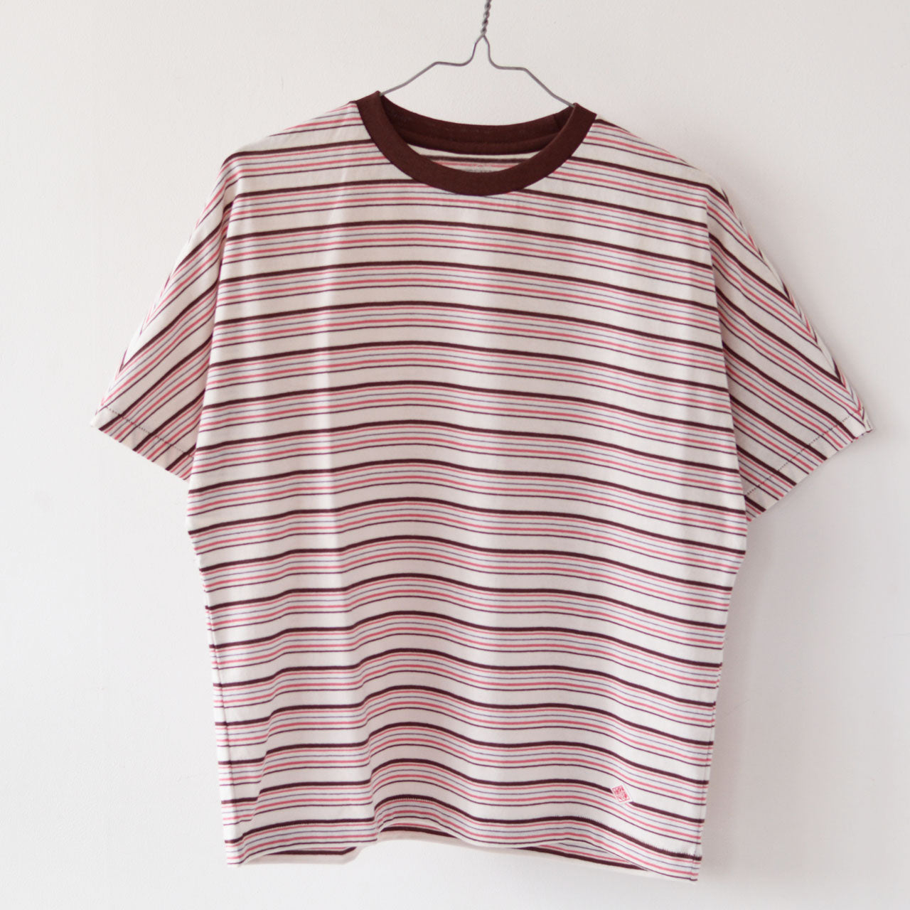 DANTON [ダントン] W DOLMAN SLEEVE T-SHIRT BODER [DT-C0201TCB-B] ドルマンスリーブTシャツボーダー [2023SS]