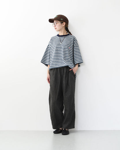 DANTON [ダントン] M BIG SILHOUETTE POCKET T-SHIRT STRIPE [DT-C0402TCB-B] ビッグシルエットポケットTシャツ ストライプ・MEN'S [2026SS]