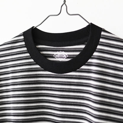 DANTON [ダントン] M BIG SILHOUETTE POCKET T-SHIRT STRIPE [DT-C0402TCB-B] ビッグシルエットポケットTシャツ ストライプ・MEN'S [2026SS]