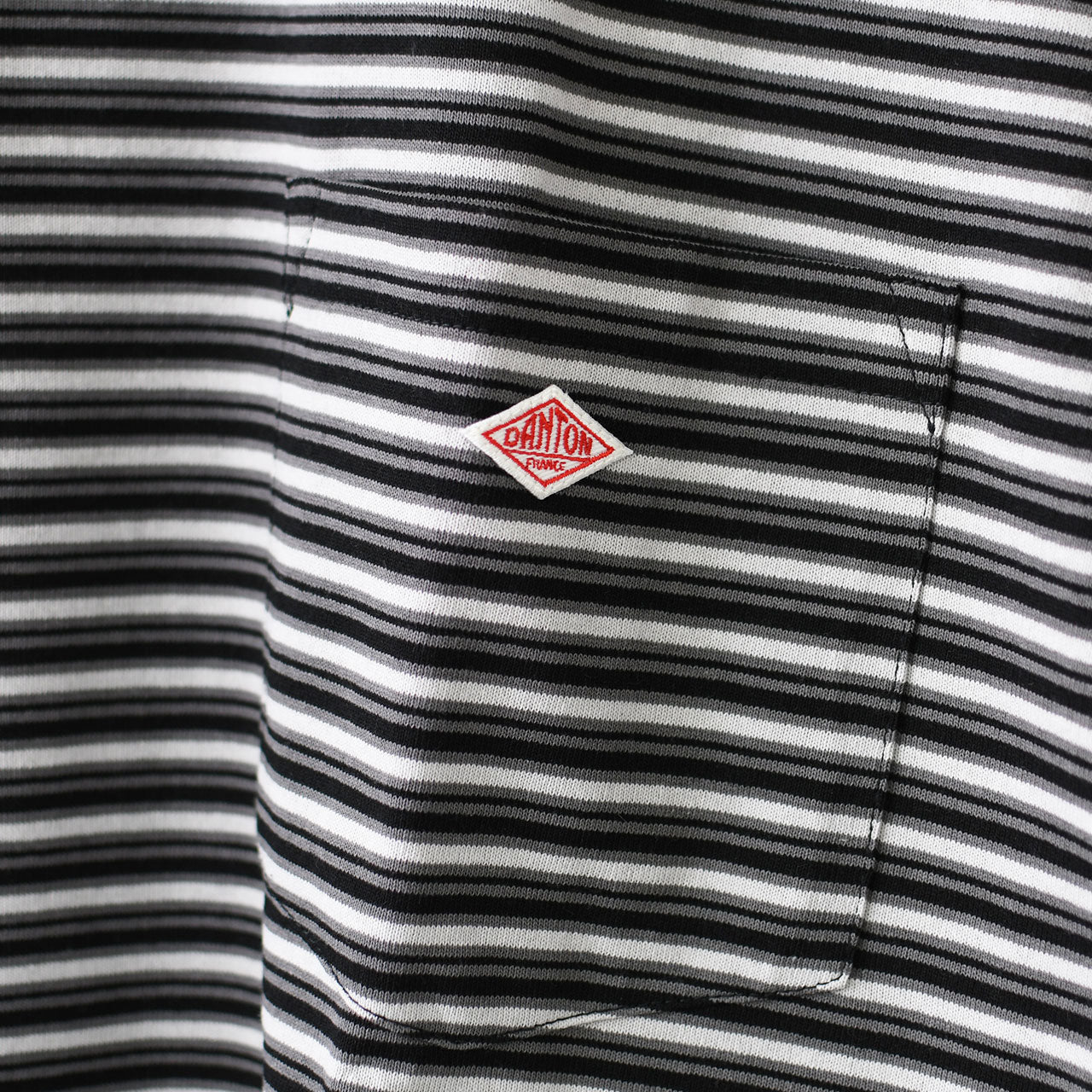 DANTON [ダントン] M BIG SILHOUETTE POCKET T-SHIRT STRIPE [DT-C0402TCB-B] ビッグシルエットポケットTシャツ ストライプ・MEN'S [2026SS]