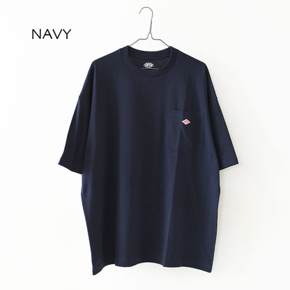 DANTON [ダントン] M BIG SILHOUETTE POCKET T-SHIRT [DT-C0402TCB-S] ビッグシルエットポケットTシャツ・MEN'S [2026SS]