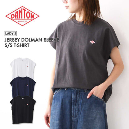 DANTON [ダントン] W JERSEY DOLMAN SLEEVE S/S T-SHIRT [DT-C0403FLC] ジャージードルマンスリーブショートスリーブTシャツ [2025SS]