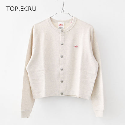 DANTON [ダントン] W CCOTTON TERRY CREW NECK CARDIGAN [DT-C0405CIN] コットンテリークルーネックカーディガン [2025SS]
