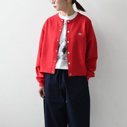 DANTON [ダントン] W CCOTTON TERRY CREW NECK CARDIGAN [DT-C0405CIN] コットンテリークルーネックカーディガン [2025SS]