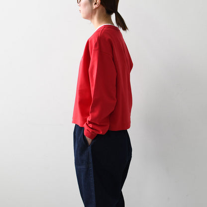 DANTON [ダントン] W CCOTTON TERRY CREW NECK CARDIGAN [DT-C0405CIN] コットンテリークルーネックカーディガン [2025SS]