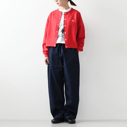 DANTON [ダントン] W CCOTTON TERRY CREW NECK CARDIGAN [DT-C0405CIN] コットンテリークルーネックカーディガン [2025SS]