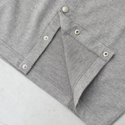 DANTON [ダントン] W CCOTTON TERRY CREW NECK CARDIGAN [DT-C0405CIN] コットンテリークルーネックカーディガン [2025SS]