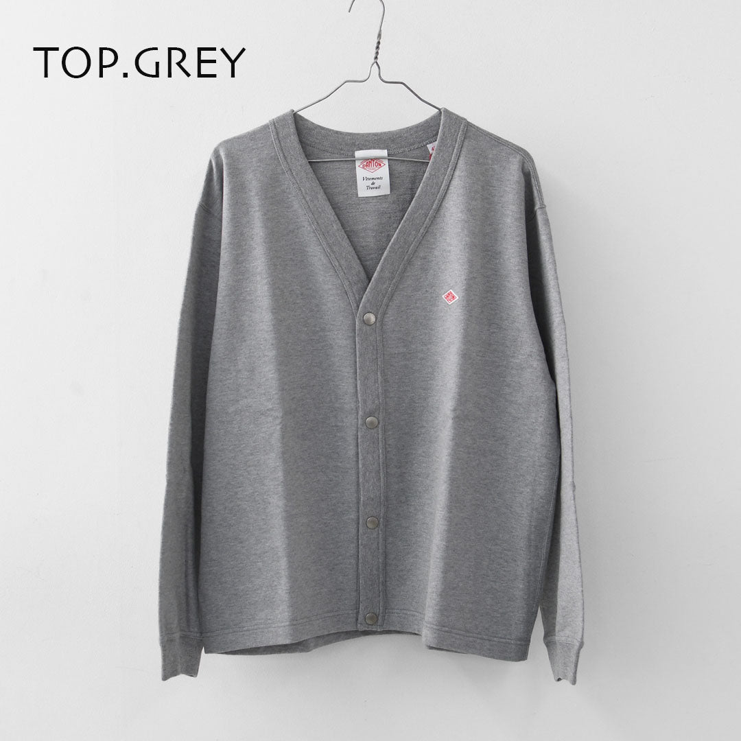 DANTON [ダントン] M COTTON TERRY V-NECK CARDIGAN [DT-C0406CIN] コットンテリーVネックカーディガン・MEN'S[2026SS]