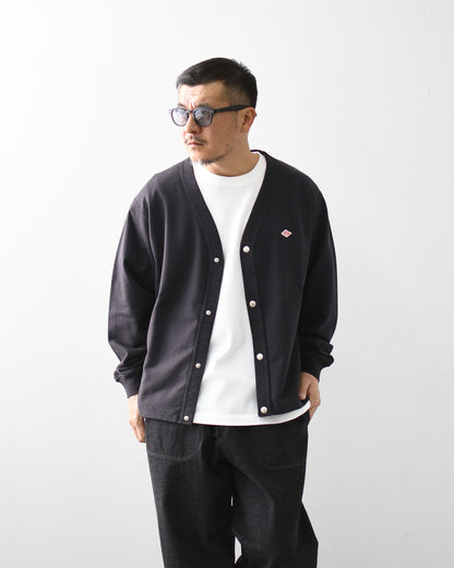 DANTON [ダントン] M COTTON TERRY V-NECK CARDIGAN [DT-C0406CIN] コットンテリーVネックカーディガン・MEN'S[2026SS]
