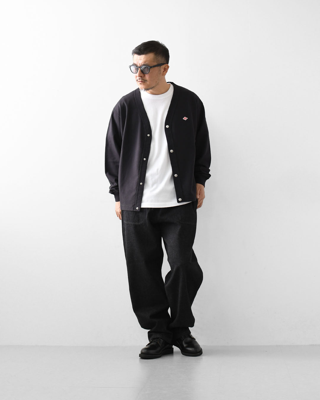 DANTON [ダントン] M COTTON TERRY V-NECK CARDIGAN [DT-C0406CIN] コットンテリーVネックカーディガン・MEN'S[2026SS]