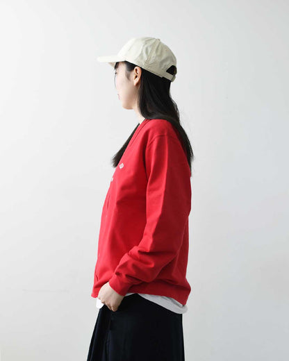 DANTON [ダントン] M COTTON TERRY V-NECK CARDIGAN [DT-C0406CIN] コットンテリーVネックカーディガン・MEN'S[2026SS]