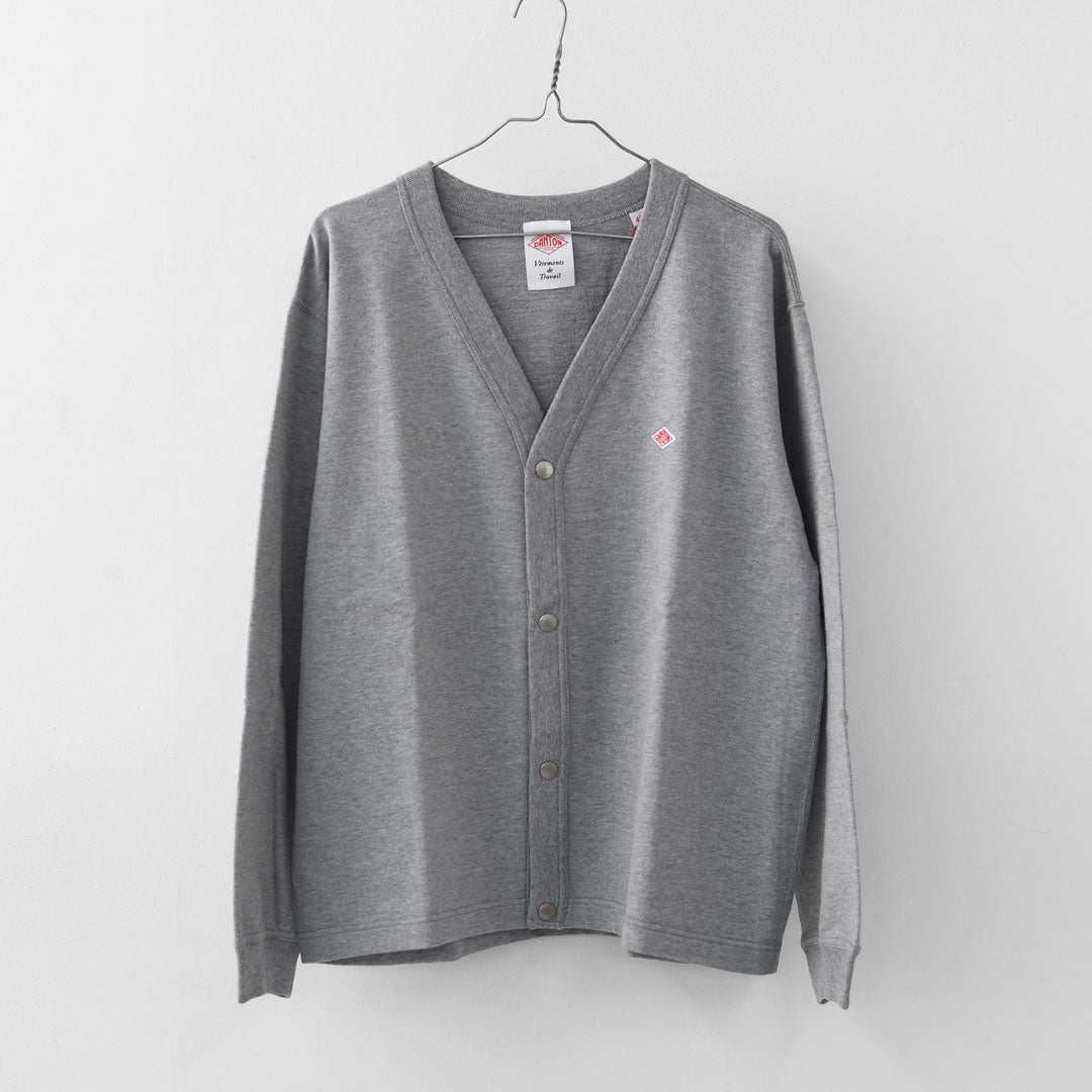 DANTON [ダントン] M COTTON TERRY V-NECK CARDIGAN [DT-C0406CIN] コットンテリーVネックカーディガン・MEN'S[2026SS]