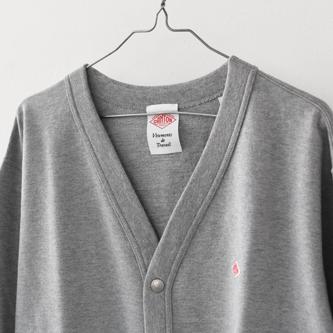DANTON [ダントン] M COTTON TERRY V-NECK CARDIGAN [DT-C0406CIN] コットンテリーVネックカーディガン・MEN'S[2026SS]
