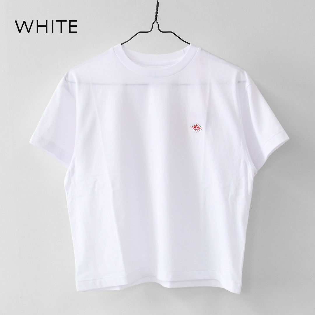 DANTON [ダントン] W SHORT SLEEVE SEMI CROP T-SHIRT PLAIN [DT-C0408CVT] ショートスリーブセミクロップTシャツ 無地 [2026SS]