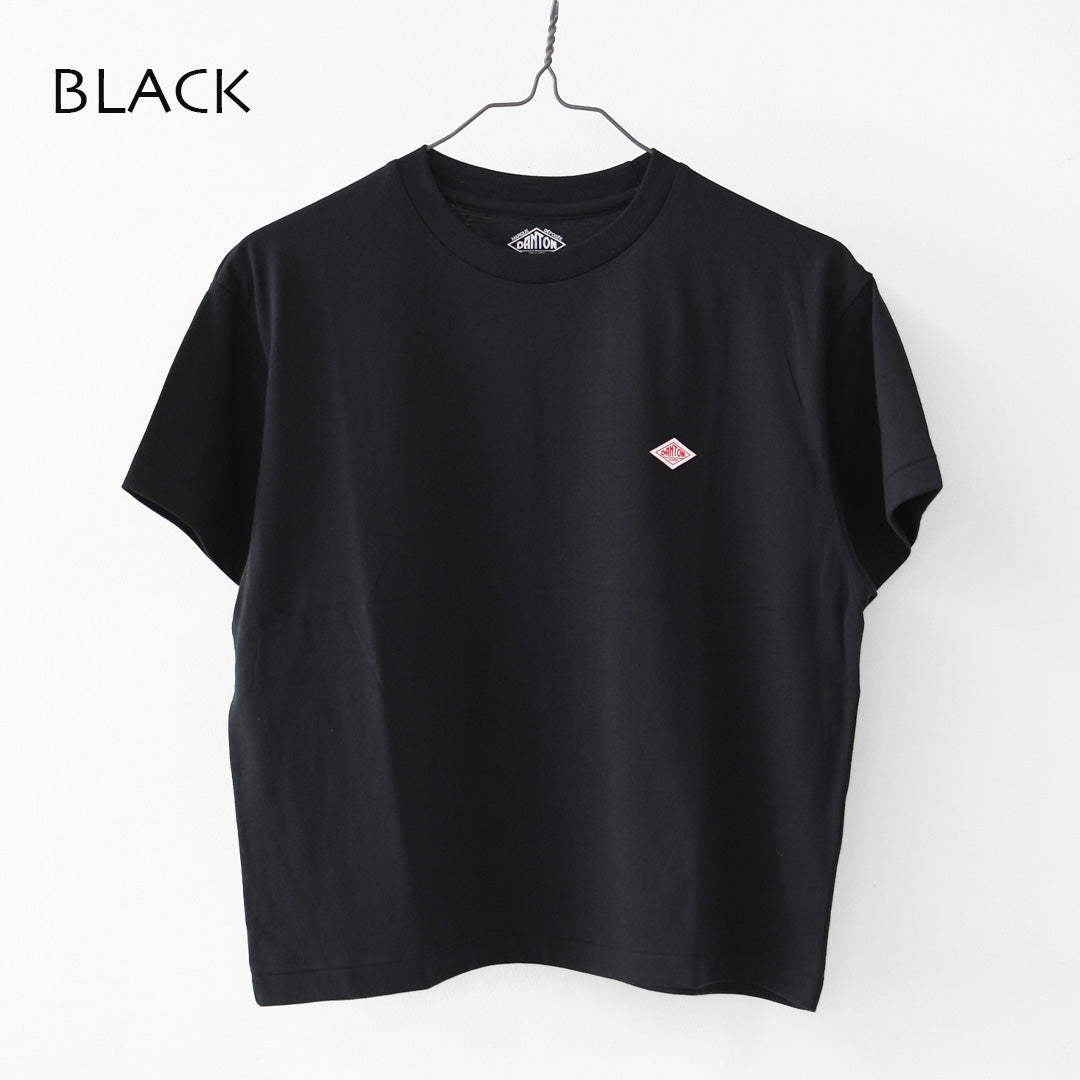 DANTON [ダントン] W SHORT SLEEVE SEMI CROP T-SHIRT PLAIN [DT-C0408CVT] ショートスリーブセミクロップTシャツ 無地 [2026SS]