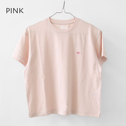 DANTON [ダントン] W SHORT SLEEVE SEMI CROP T-SHIRT PLAIN [DT-C0408CVT] ショートスリーブセミクロップTシャツ 無地 [2026SS]