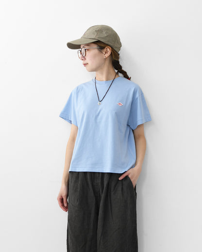 DANTON [ダントン] W SHORT SLEEVE SEMI CROP T-SHIRT PLAIN [DT-C0408CVT] ショートスリーブセミクロップTシャツ 無地 [2026SS]