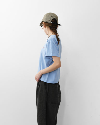 DANTON [ダントン] W SHORT SLEEVE SEMI CROP T-SHIRT PLAIN [DT-C0408CVT] ショートスリーブセミクロップTシャツ 無地 [2026SS]