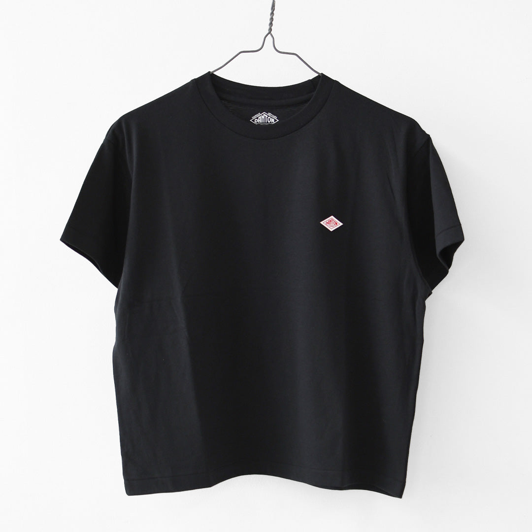 DANTON [ダントン] W SHORT SLEEVE SEMI CROP T-SHIRT PLAIN [DT-C0408CVT] ショートスリーブセミクロップTシャツ 無地 [2026SS]