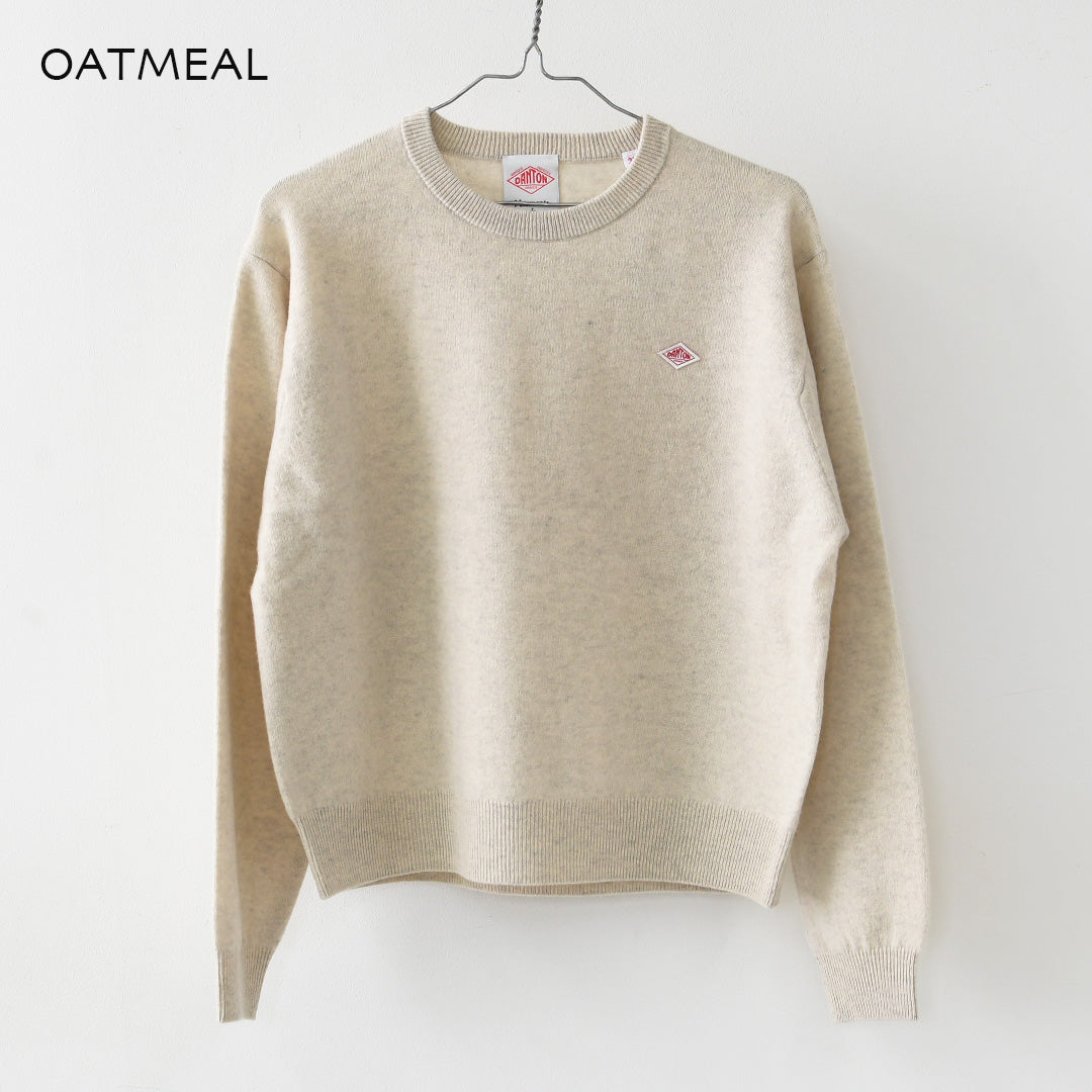 DANTON [ダントン] W LAMBSWOOL CREW NECK KNIT PULLOVER [DT-D0027LMW]ラムズウールクルーネックニットプルオーバー [2026AW]