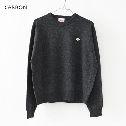 DANTON [ダントン] W LAMBSWOOL CREW NECK KNIT PULLOVER [DT-D0027LMW]ラムズウールクルーネックニットプルオーバー [2026AW]