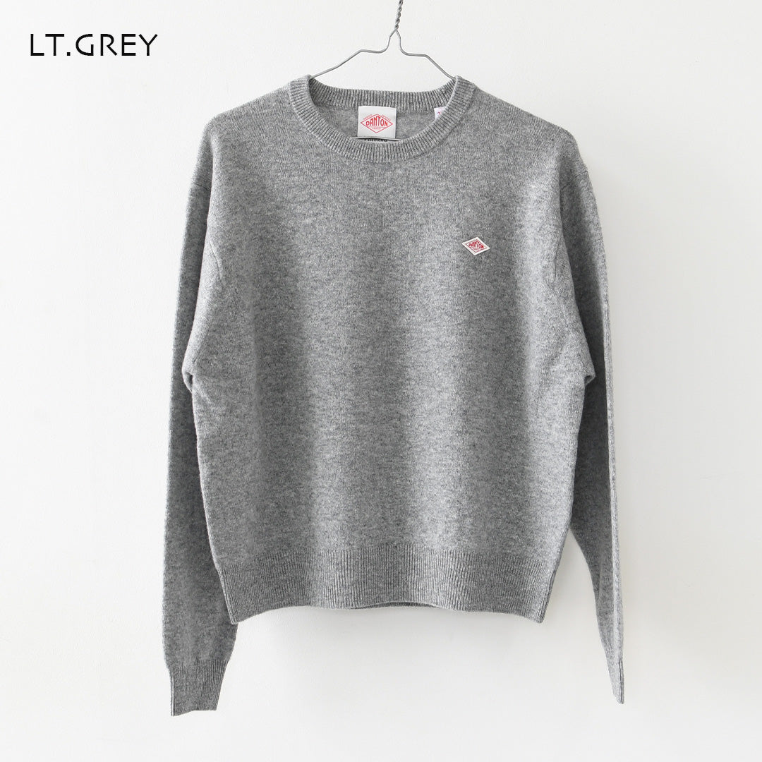 DANTON [ダントン] W LAMBSWOOL CREW NECK KNIT PULLOVER [DT-D0027LMW]ラムズウールクルーネックニットプルオーバー [2026AW]