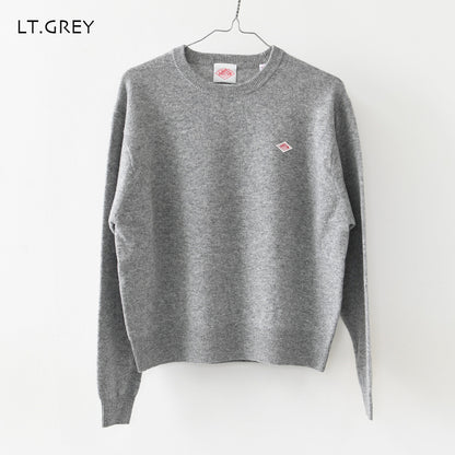 DANTON [ダントン] W LAMBSWOOL CREW NECK KNIT PULLOVER [DT-D0027LMW]ラムズウールクルーネックニットプルオーバー [2026AW]