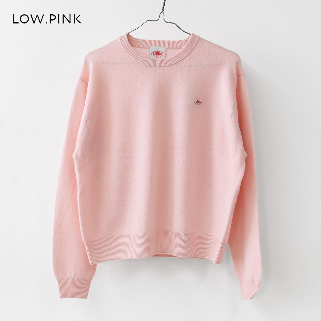 DANTON [ダントン] W LAMBSWOOL CREW NECK KNIT PULLOVER [DT-D0027LMW]ラムズウールクルーネックニットプルオーバー [2026AW]