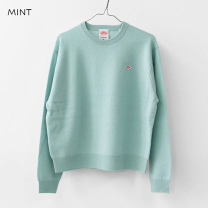 DANTON [ダントン] W LAMBSWOOL CREW NECK KNIT PULLOVER [DT-D0027LMW]ラムズウールクルーネックニットプルオーバー [2026AW]