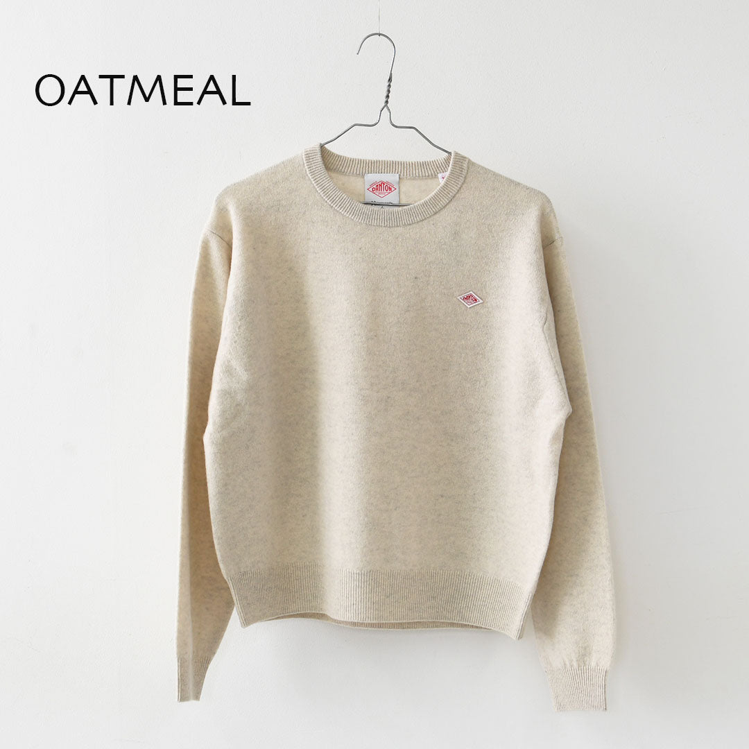 DANTON [ダントン] W LAMBSWOOL CREW NECK KNIT PULLOVER [DT-D0027LMW]ラムズウールクルーネックニットプルオーバー [2025AW]