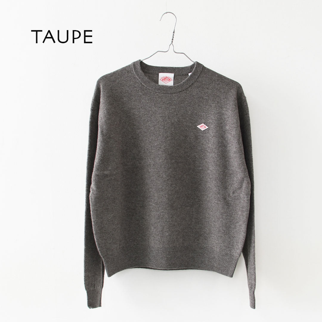 DANTON [ダントン] W LAMBSWOOL CREW NECK KNIT PULLOVER [DT-D0027LMW]ラムズウールクルーネックニットプルオーバー [2025AW]
