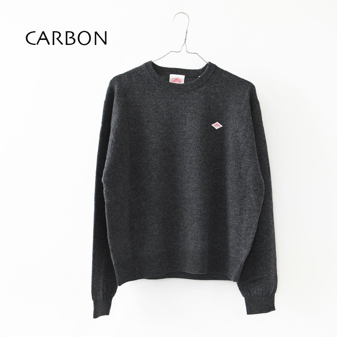DANTON [ダントン] W LAMBSWOOL CREW NECK KNIT PULLOVER [DT-D0027LMW]ラムズウールクルーネックニットプルオーバー [2025AW]