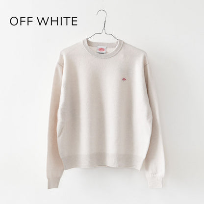 DANTON [ダントン] W LAMBSWOOL CREW NECK KNIT PULLOVER [DT-D0027LMW]ラムズウールクルーネックニットプルオーバー [2025AW]