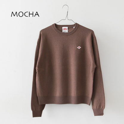 DANTON [ダントン] W LAMBSWOOL CREW NECK KNIT PULLOVER [DT-D0027LMW]ラムズウールクルーネックニットプルオーバー [2025AW]