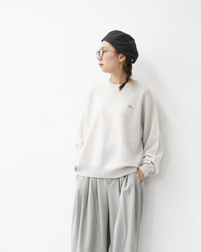 DANTON [ダントン] W LAMBSWOOL CREW NECK KNIT PULLOVER [DT-D0027LMW]ラムズウールクルーネックニットプルオーバー [2025AW]