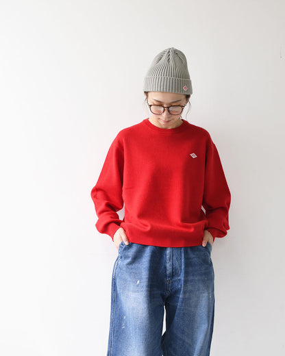 DANTON [ダントン] W LAMBSWOOL CREW NECK KNIT PULLOVER [DT-D0027LMW]ラムズウールクルーネックニットプルオーバー [2025AW]