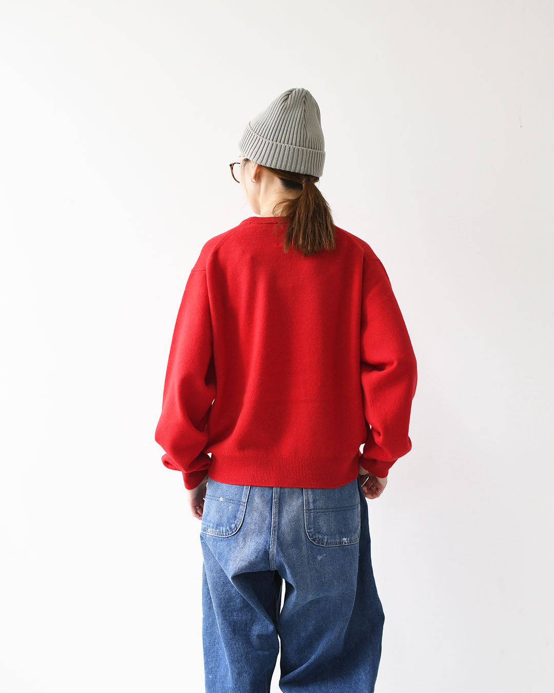 DANTON [ダントン] W LAMBSWOOL CREW NECK KNIT PULLOVER [DT-D0027LMW]ラムズウールクルーネックニットプルオーバー [2025AW]