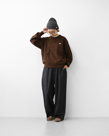 DANTON [ダントン] W LAMBSWOOL CREW NECK KNIT PULLOVER [DT-D0027LMW]ラムズウールクルーネックニットプルオーバー [2026AW]