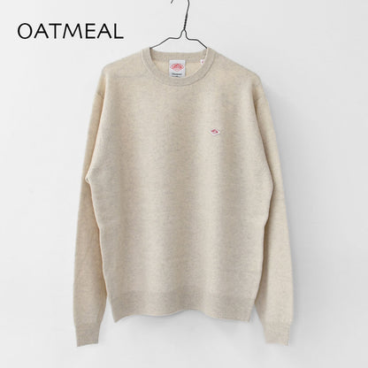 DANTON [ダントン] M LAMBSWOOL CREW NECK KNIT PULLOVER [DT-D0028LMW] ラムズウールクルーネックニットプルオーバー・MEN'S [2025AW]