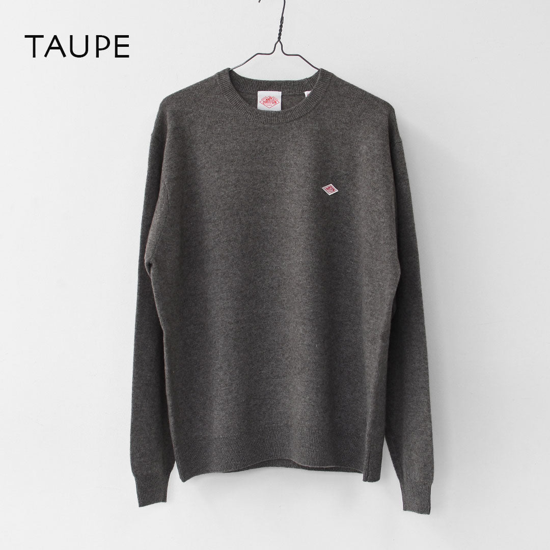DANTON [ダントン] M LAMBSWOOL CREW NECK KNIT PULLOVER [DT-D0028LMW] ラムズウールクルーネックニットプルオーバー・MEN'S [2025AW]