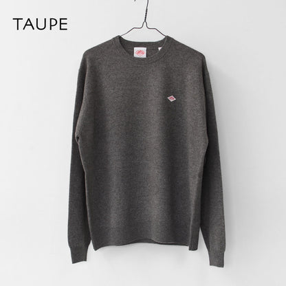DANTON [ダントン] M LAMBSWOOL CREW NECK KNIT PULLOVER [DT-D0028LMW] ラムズウールクルーネックニットプルオーバー・MEN'S [2025AW]