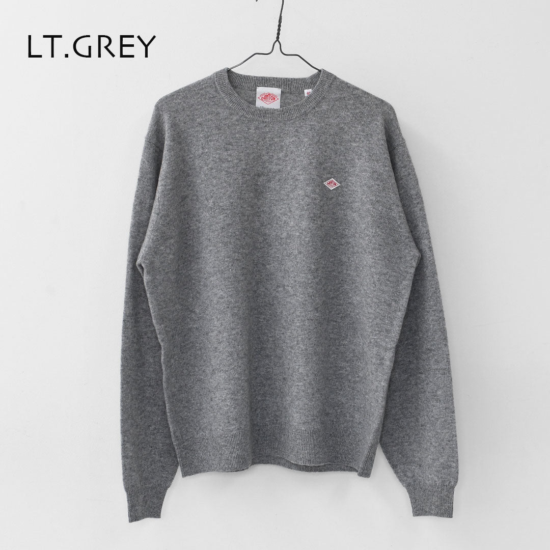 DANTON [ダントン] M LAMBSWOOL CREW NECK KNIT PULLOVER [DT-D0028LMW] ラムズウールクルーネックニットプルオーバー・MEN'S [2026AW]